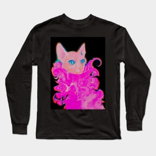 Psyche the cat Long Sleeve T-Shirt